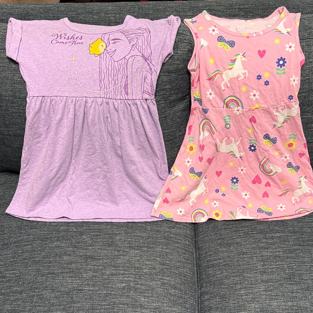 Disney WISH and Pink Unicorn 🦄 Dresses